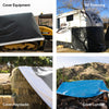 12' x 46' - Reused Vinyl Tarp (Black)